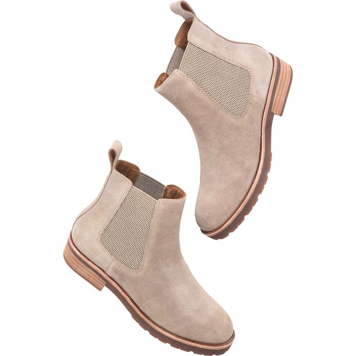 Kork Ease Women’s Bristol Taupe Marmotta Suede - Orleans Shoe Co.