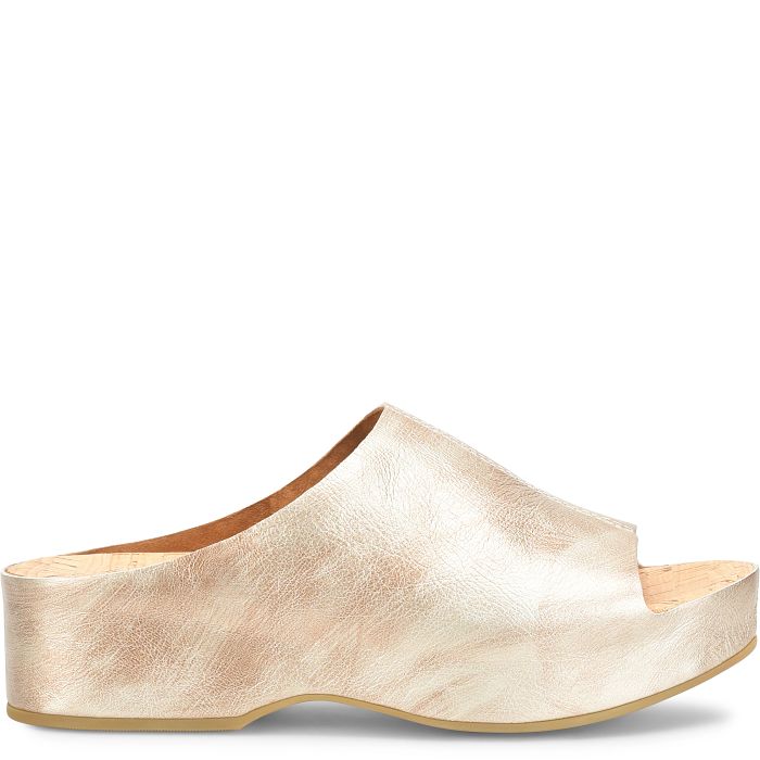 Kork Ease Women's Yazmin Light Gold - Orleans Shoe Co.