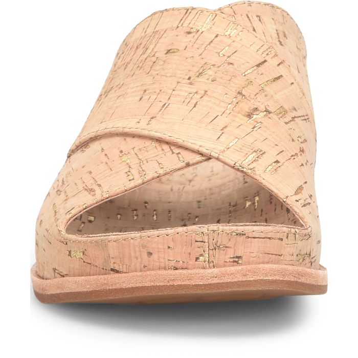 Kork Ease Women's Tutsi Crossband Gold Cork - Orleans Shoe Co.