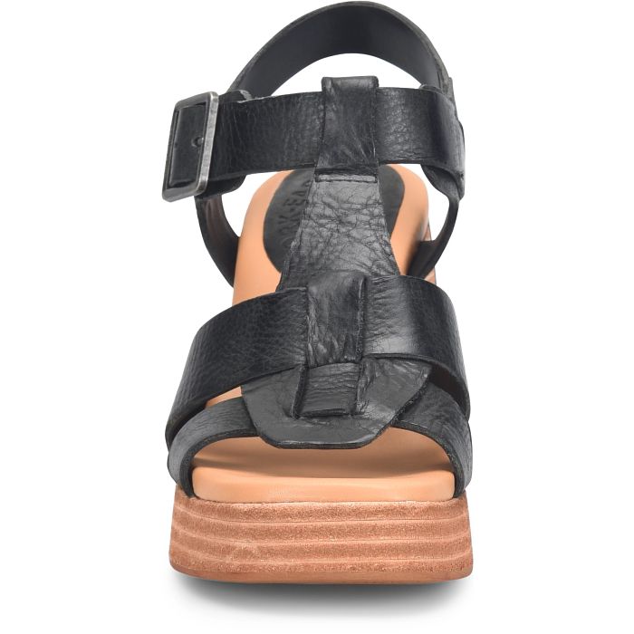 Kork Ease Macey Platform Sandal Black - Orleans Shoe Co.
