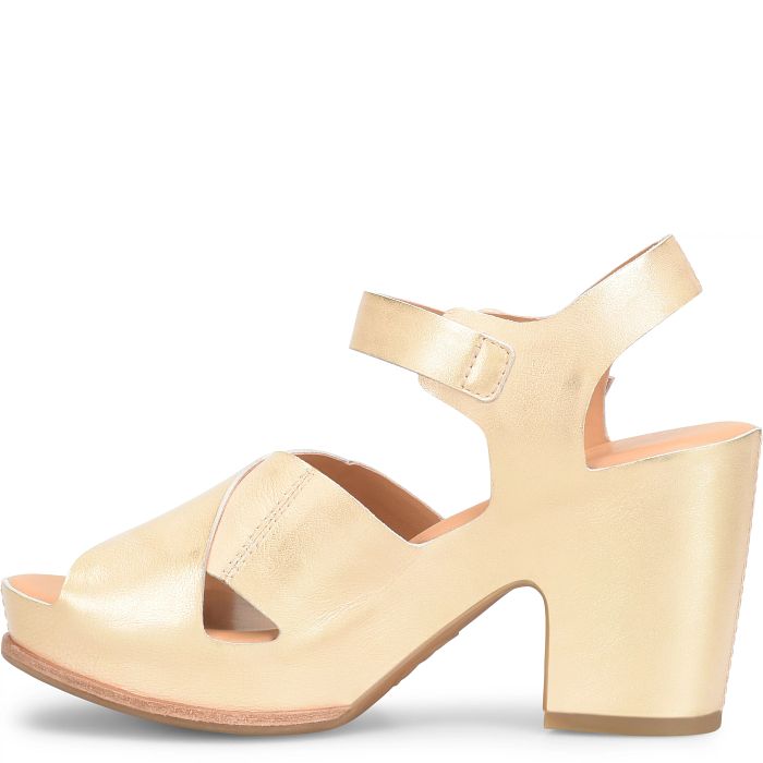 Kork Ease San Isabel Platform Sandal Gold Metallic - Orleans Shoe Co.