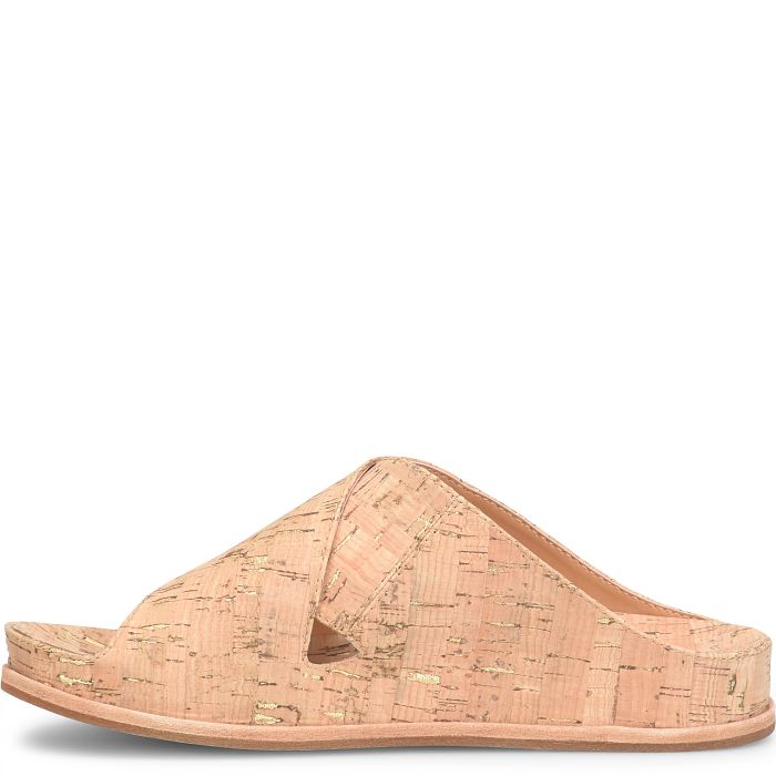 Kork Ease Women's Tutsi Crossband Gold Cork - Orleans Shoe Co.