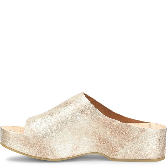 Kork Ease Women's Yazmin Light Gold - Orleans Shoe Co.