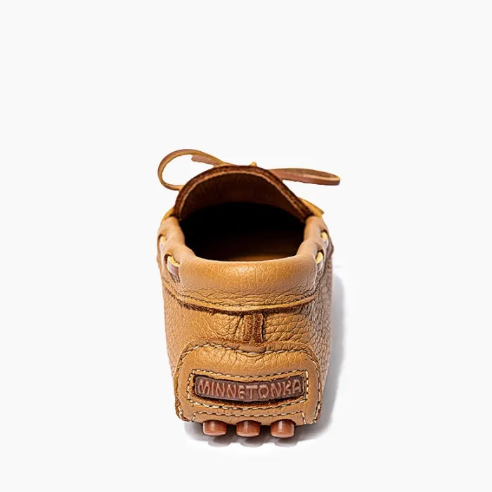 Minnetonka Women's Classic Driver Natural - Orleans Shoe Co.
