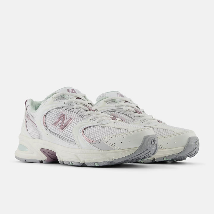 New Balance Unisex U530NEB White Purple - Orleans Shoe Co.