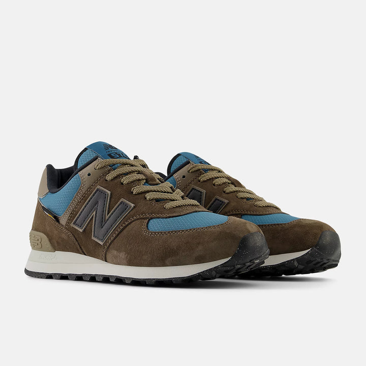 New Balance Unisex U574SOB Brown Blue - Orleans Shoe Co.