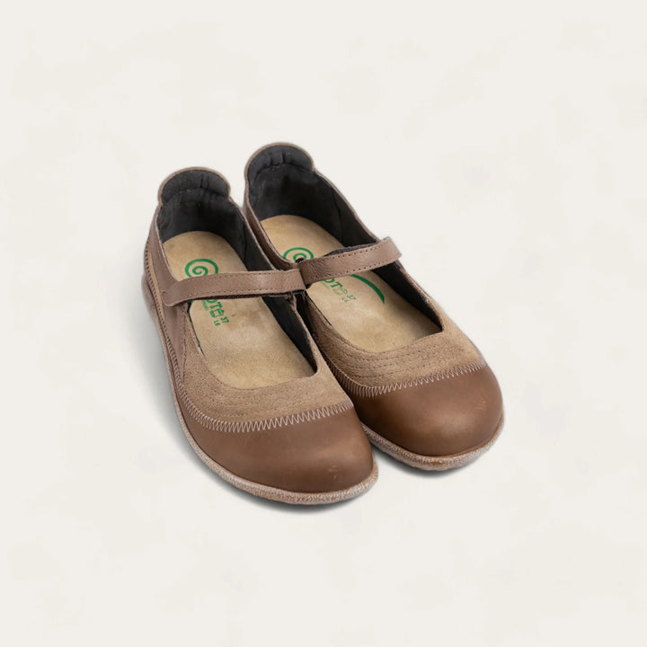 Naot Women's Kirei Almond Suede Bark Nubuck Soft Stone Leather - Orleans Shoe Co.