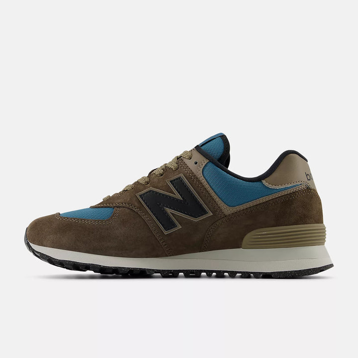 New Balance Unisex U574SOB Brown Blue - Orleans Shoe Co.