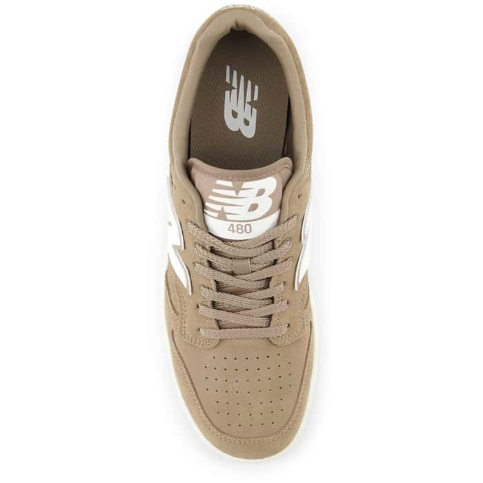 New Balance Men's BB480LDT Brown White - Orleans Shoe Co.