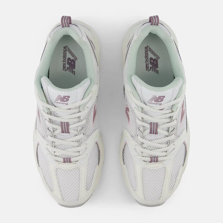 New Balance Unisex U530NEB White Purple - Orleans Shoe Co.