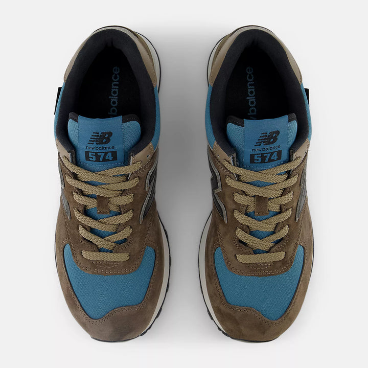New Balance Unisex U574SOB Brown Blue - Orleans Shoe Co.