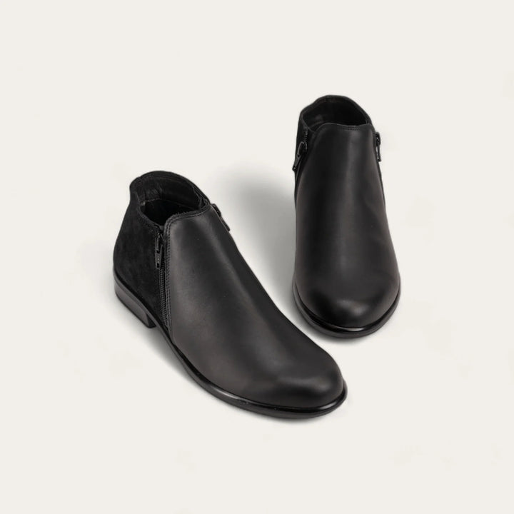 Naot Women’s Helm Black Water Resistant Leather Boot - Orleans Shoe Co.