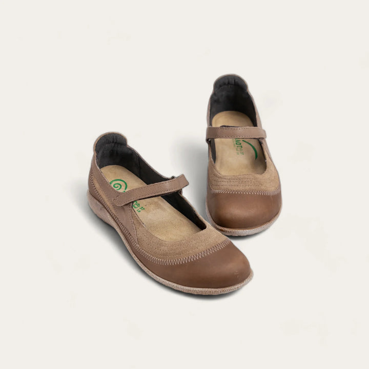 Naot Women's Kirei Almond Suede Bark Nubuck Soft Stone Leather - Orleans Shoe Co.