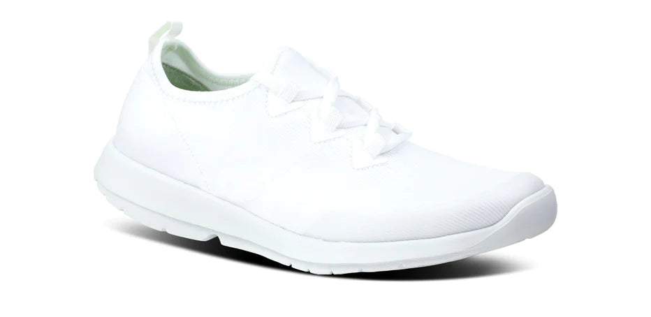 OOfos Women’s OOmg Sport LS White - Orleans Shoe Co.