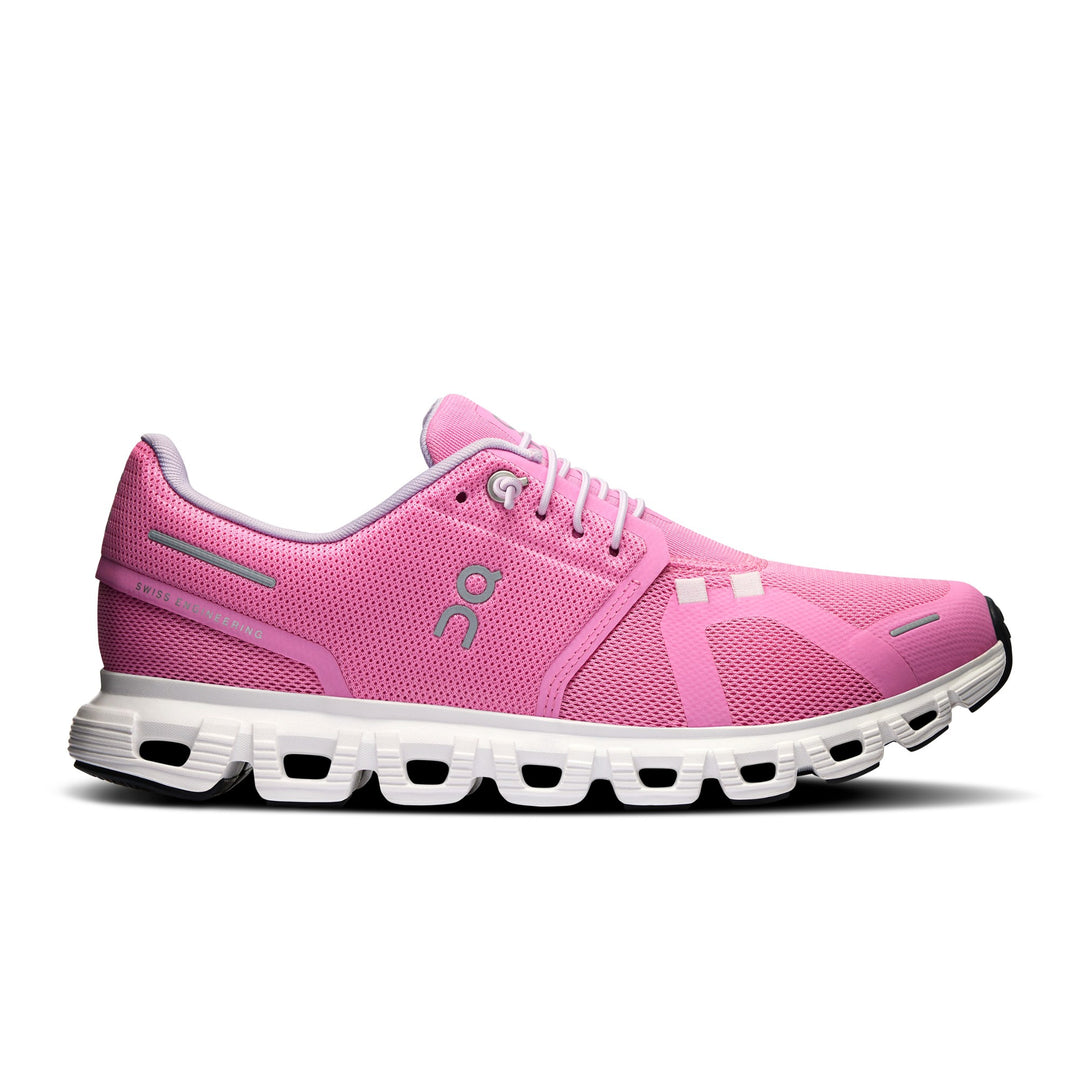 On Women's Cloud 6 Raspberry White - Orleans Shoe Co.