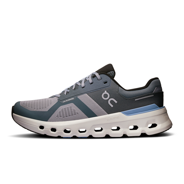 On Men's Cloudrunner 2 Alloy Chambray - Orleans Shoe Co.
