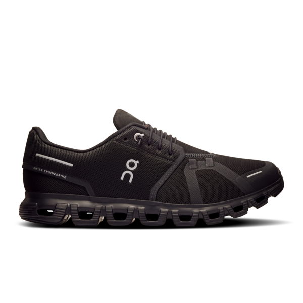On Women's Cloud 6 Black Black - Orleans Shoe Co.