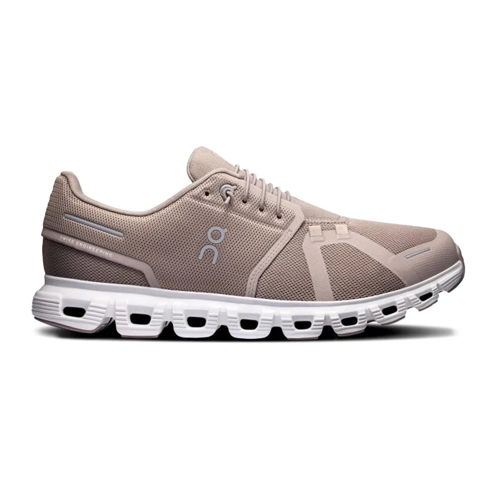 On Men's Cloud 6 Fog White - Orleans Shoe Co.