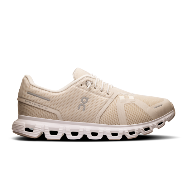 On Women's Cloud 6 Pearl White - Orleans Shoe Co.