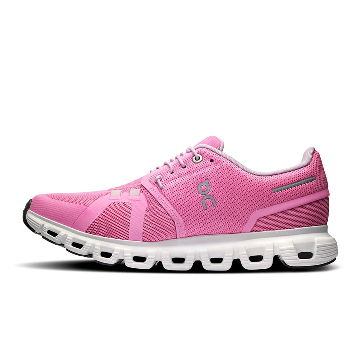 On Women's Cloud 6 Raspberry White - Orleans Shoe Co.