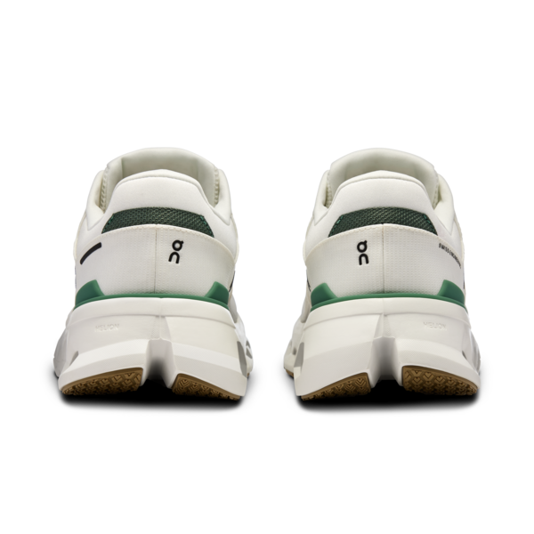 On Women's Cloudrunner 2 White Green - Orleans Shoe Co.