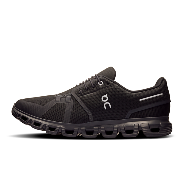 On Women's Cloud 6 Black Black - Orleans Shoe Co.