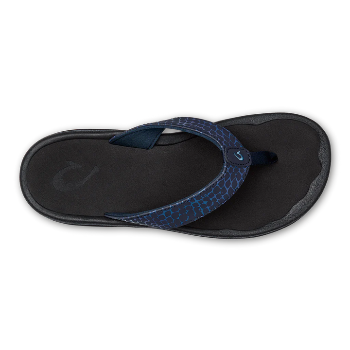 Olukai Women’s Ohana Pa’i Trench Blue Mo’o - Orleans Shoe Co.