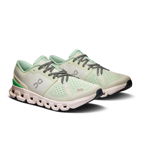 On Women's Cloud X 4 Aloe Honeydew - Orleans Shoe Co.