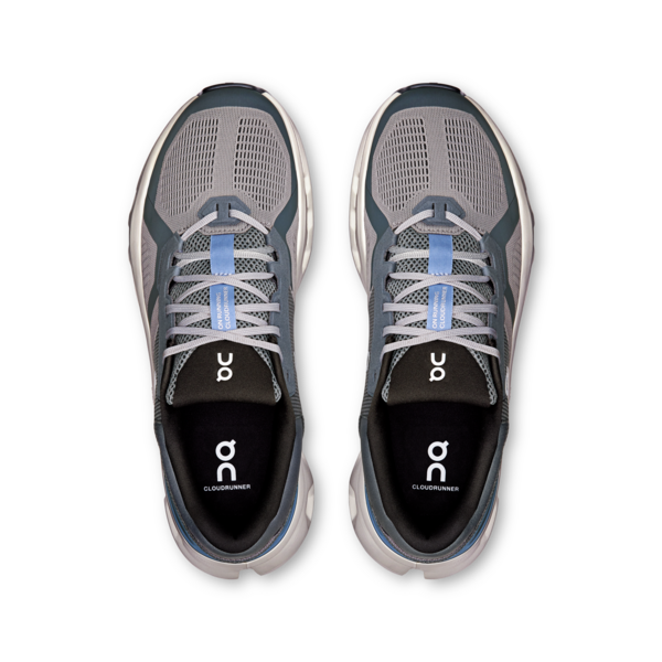 On Men's Cloudrunner 2 Alloy Chambray - Orleans Shoe Co.