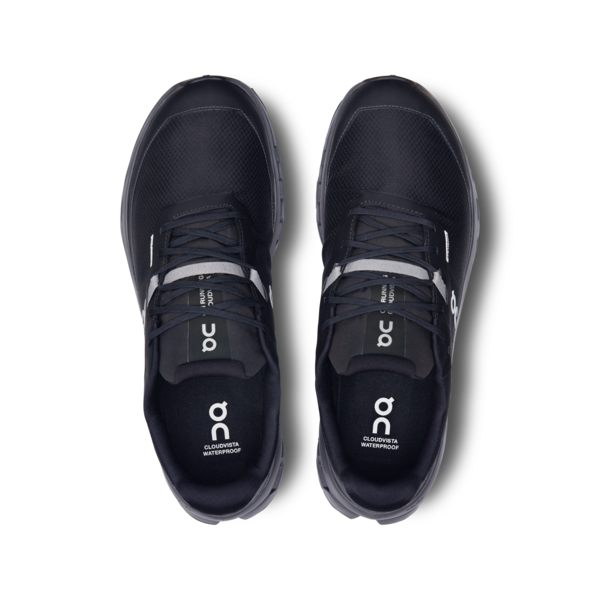 On Men's Cloudvista 2 Waterproof Black Eclipse - Orleans Shoe Co.