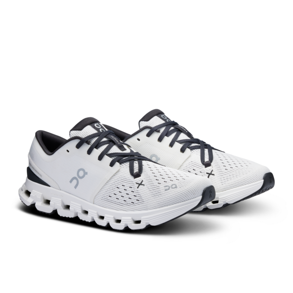 On Women’s Cloud X 4 Ivory Black - Orleans Shoe Co.