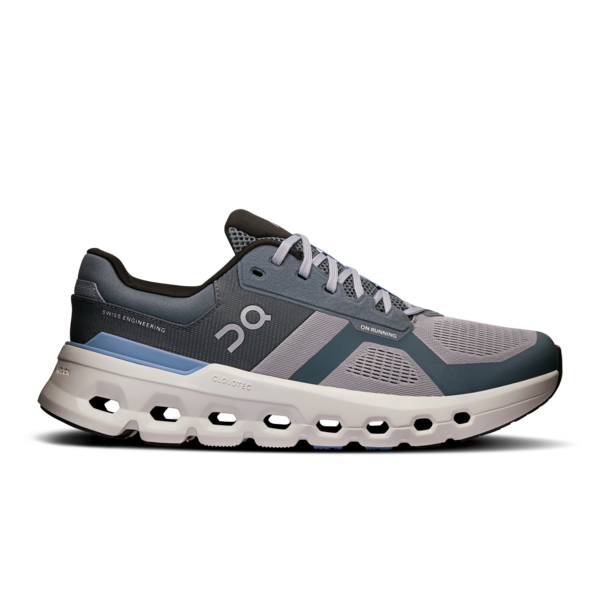 On Men's Cloudrunner 2 Alloy Chambray - Orleans Shoe Co.