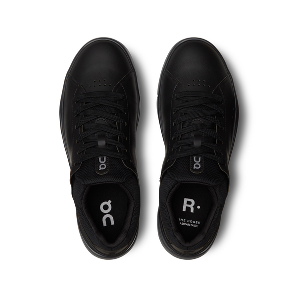 On Men’s The Roger Advantage All Black - Orleans Shoe Co.