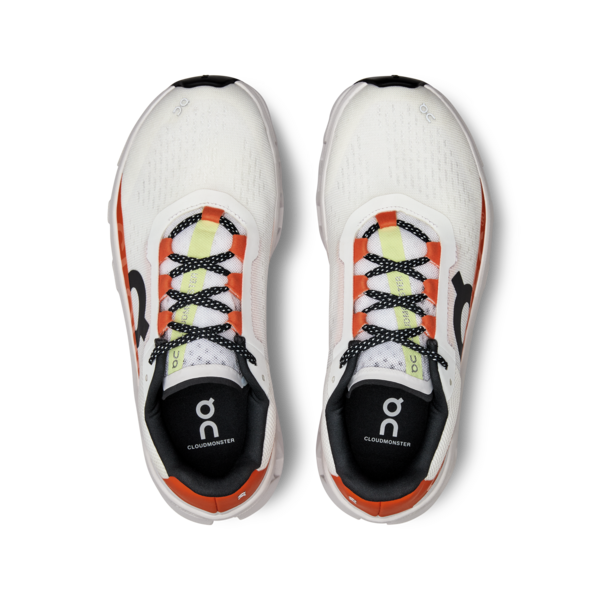 On Women’s Cloudmonster Undyed White Flame - Orleans Shoe Co.