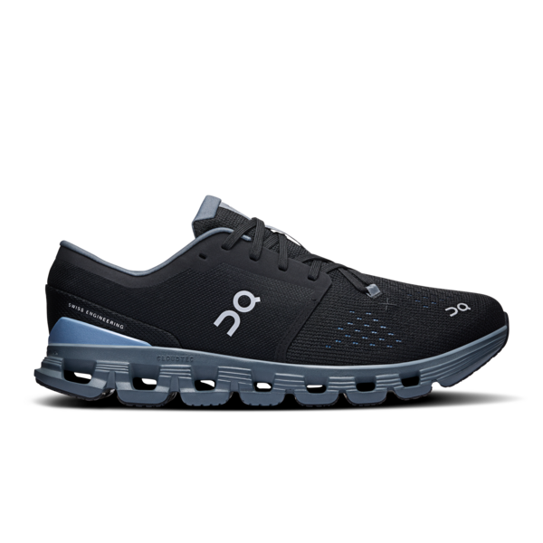 On Men's Cloud X 4 Black Chambray - Orleans Shoe Co.