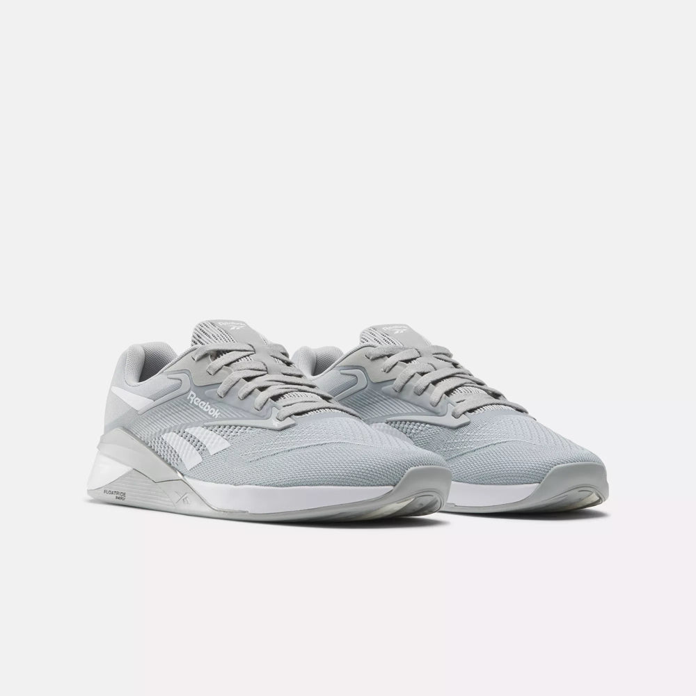 Reebox Unisex Nano X4 Training Pure Grey 3 White Pure Grey 3 - Orleans Shoe Co.