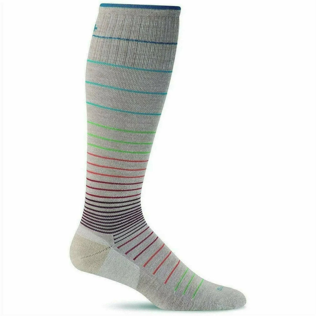 SockWell Women's Circulator Moderate Graduated Compression Socks Barley - Orleans Shoe Co.
