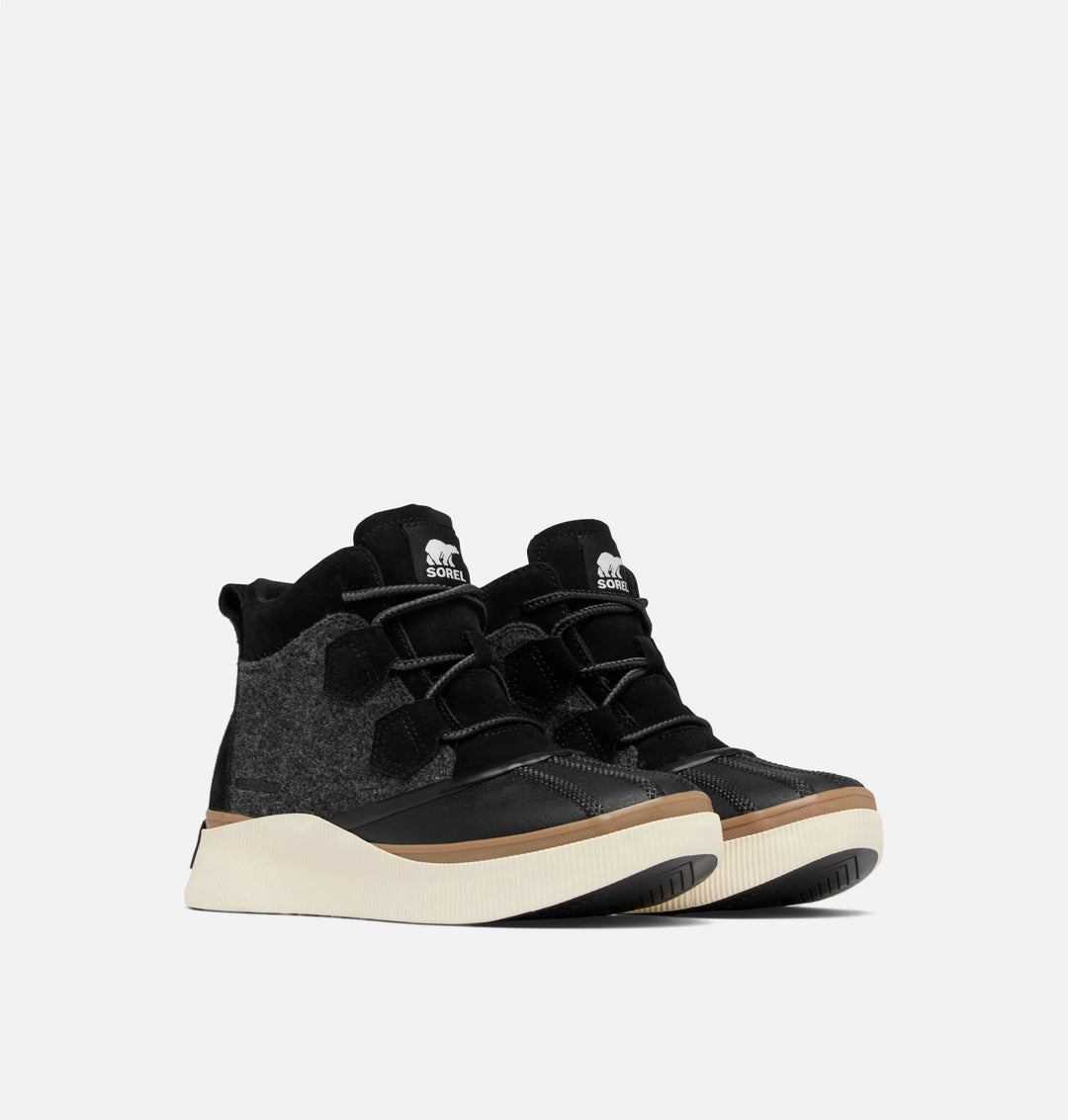 Sorel Women's Out N About IV Classic Waterproof Black Chalk - Orleans Shoe Co.
