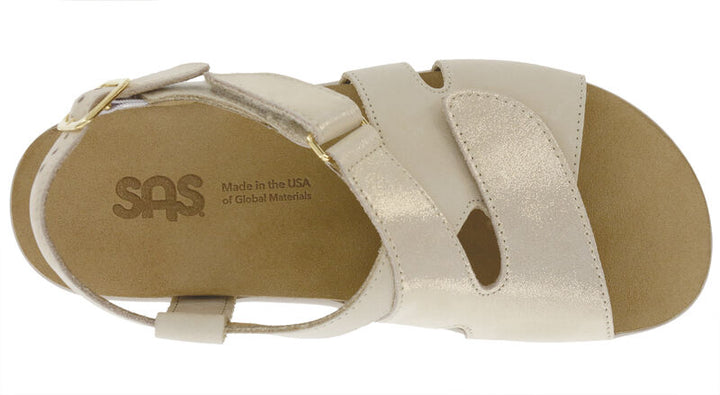 SAS Women's Huggy Soft Gold - Orleans Shoe Co.