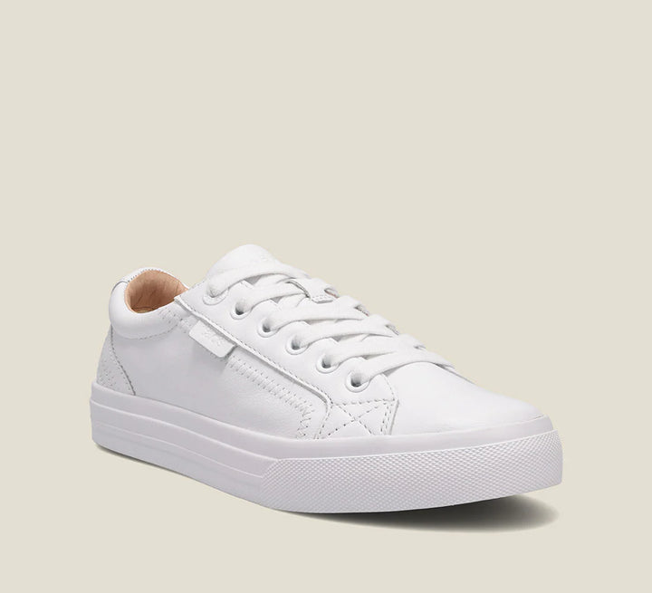 Taos Women’s Plim Soul Lux White Leather - Orleans Shoe Co.