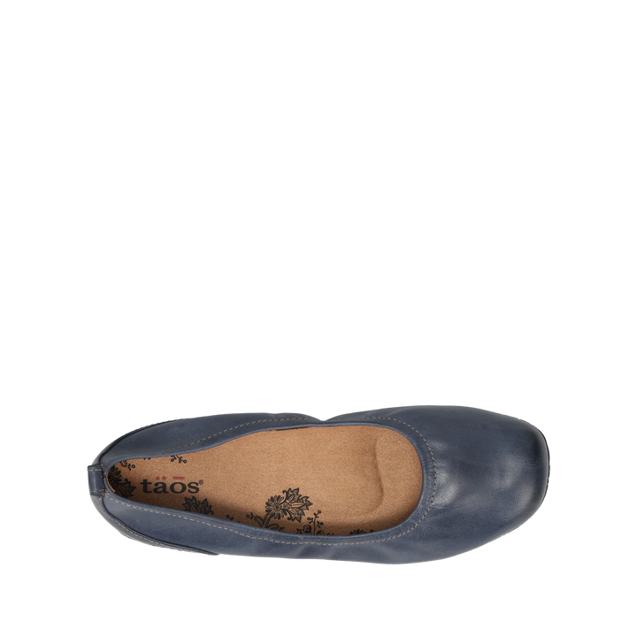 Taos Women's Chit Chat Petrol Blue Leather - Orleans Shoe Co.