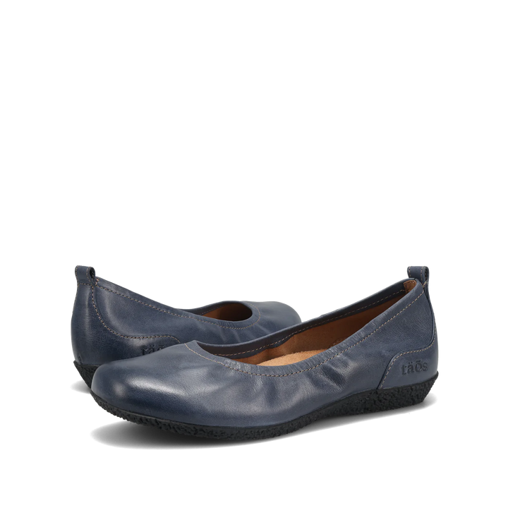 Taos Women's Chit Chat Petrol Blue Leather - Orleans Shoe Co.