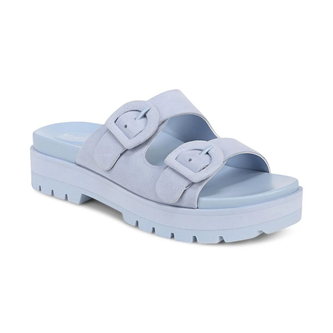 Vionic Women’s Capital Lug Platform Sandal Skyway Suede - Orleans Shoe Co.