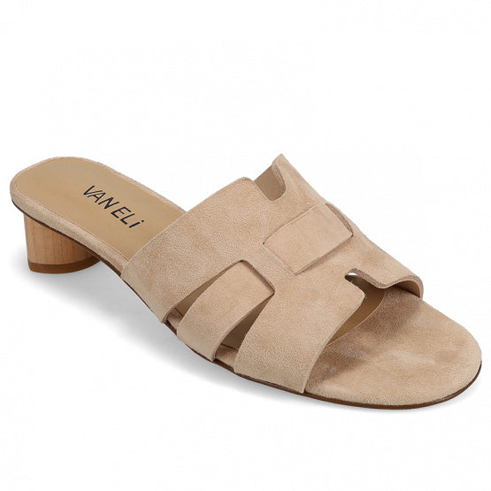 Vaneli Women's Heidi Nude Suede - Orleans Shoe Co.