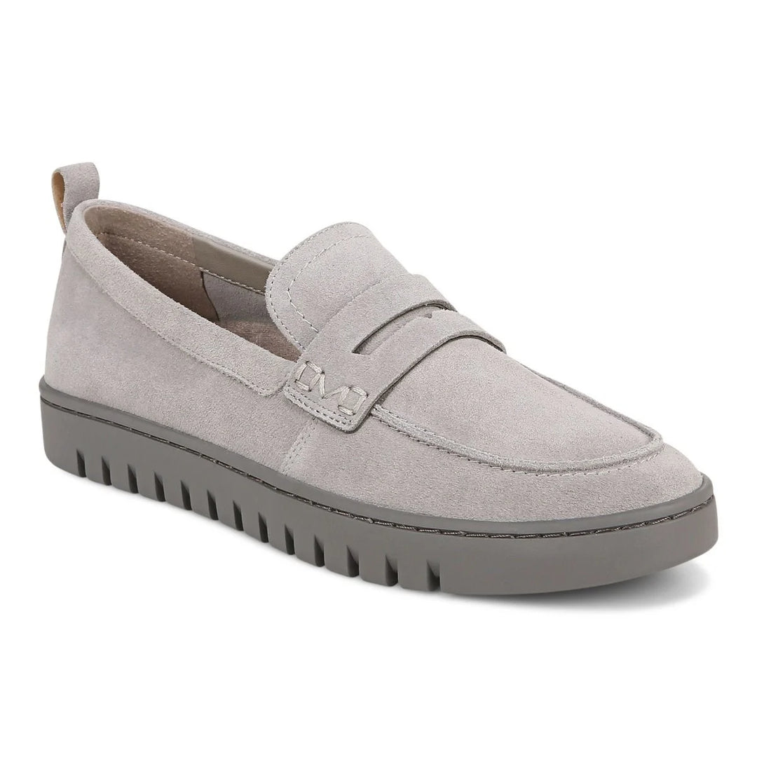 Vionic Women’s Uptown Light Gray Suede - Orleans Shoe Co.
