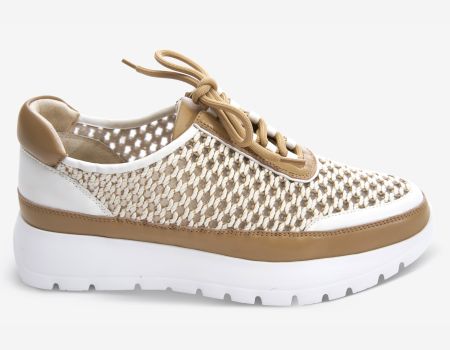 Vaneli Women's Qubi Beige Itess Fabric - Orleans Shoe Co.