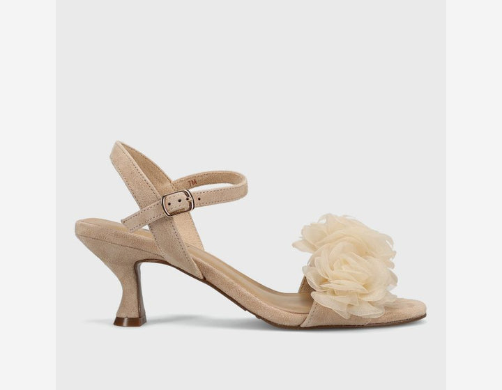 Vaneli Women's Lapis Nude Suede - Orleans Shoe Co.