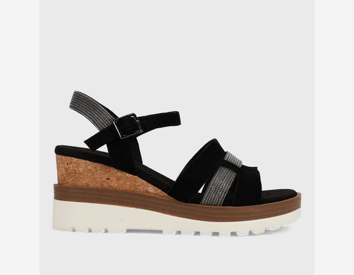 Vaneli Women's Caitlin Black Suede - Orleans Shoe Co.