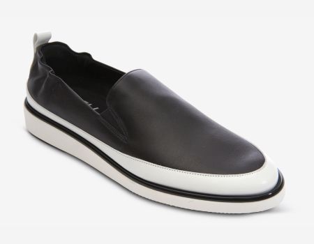 Vaneli Women's Quin Black White Nappa - Orleans Shoe Co.