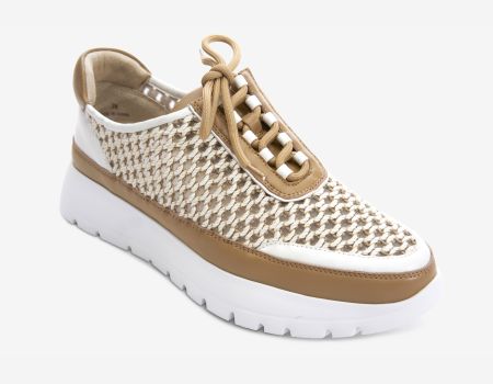 Vaneli Women's Qubi Beige Itess Fabric - Orleans Shoe Co.
